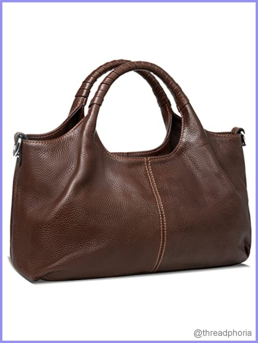 Genuine Leather Satchel Handbag Crossbody Shoulder Bag Hobo